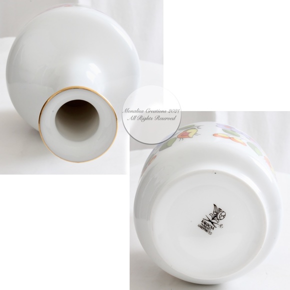 Kalocsa Hungary 8pc Porcelain Set Decanter Cups + Tray 'Traditional' Pattern - Picture 8 of 16